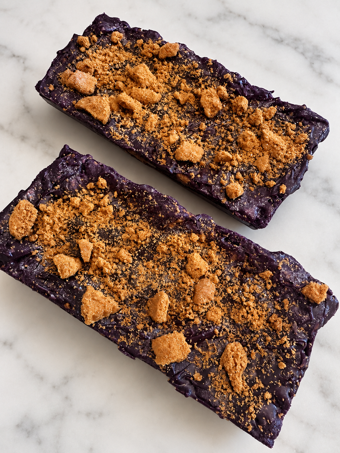 Ube After Dark Cookie Brick Ube Chocolate Shell