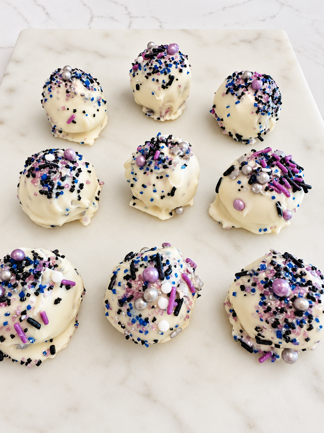 Buffy the Protein Slayer | Birthday Cake Oreo Protein Truffles (3)