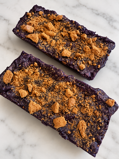 Ube After Dark Cookie Brick Ube Chocolate Shell