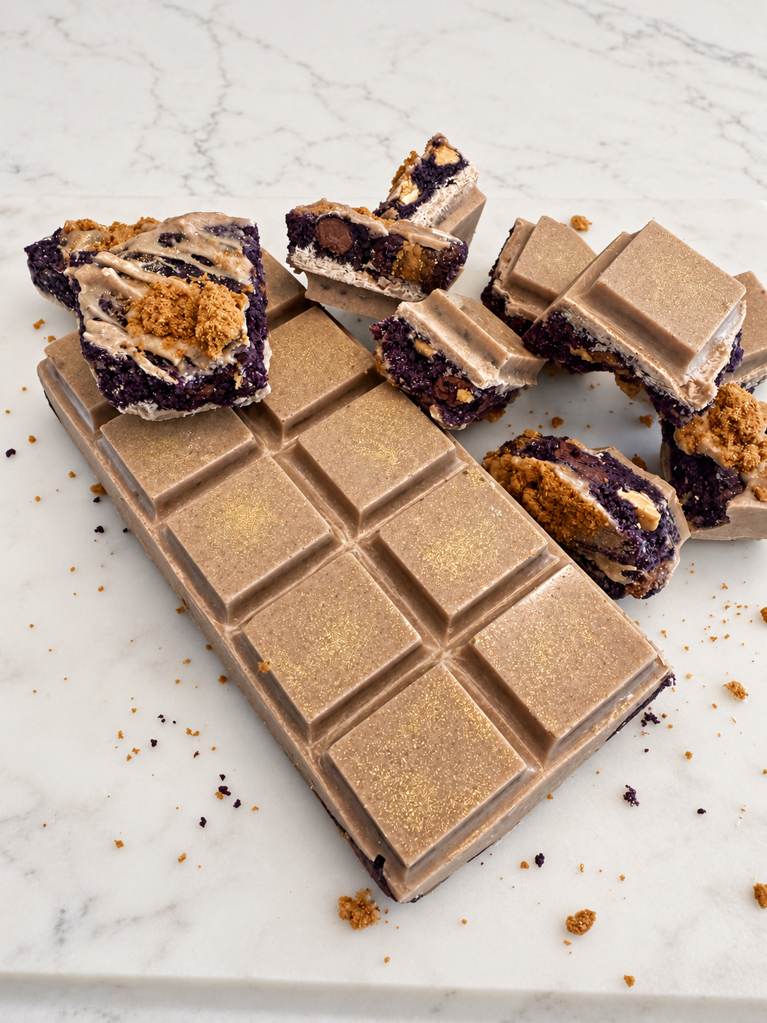 Golden Bad Habit Cookie Brick Bites