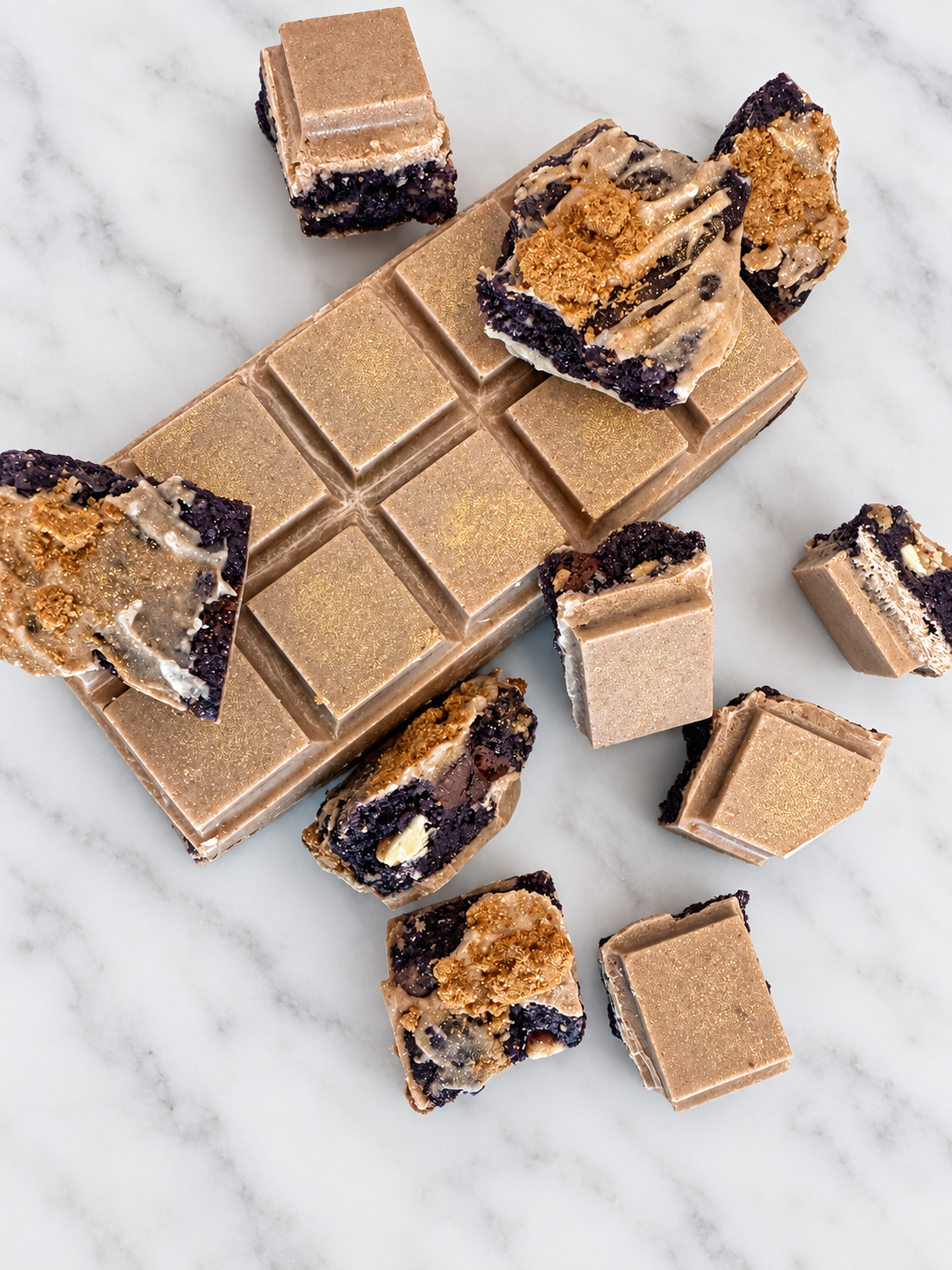 Golden Bad Habit Cookie Brick Bites