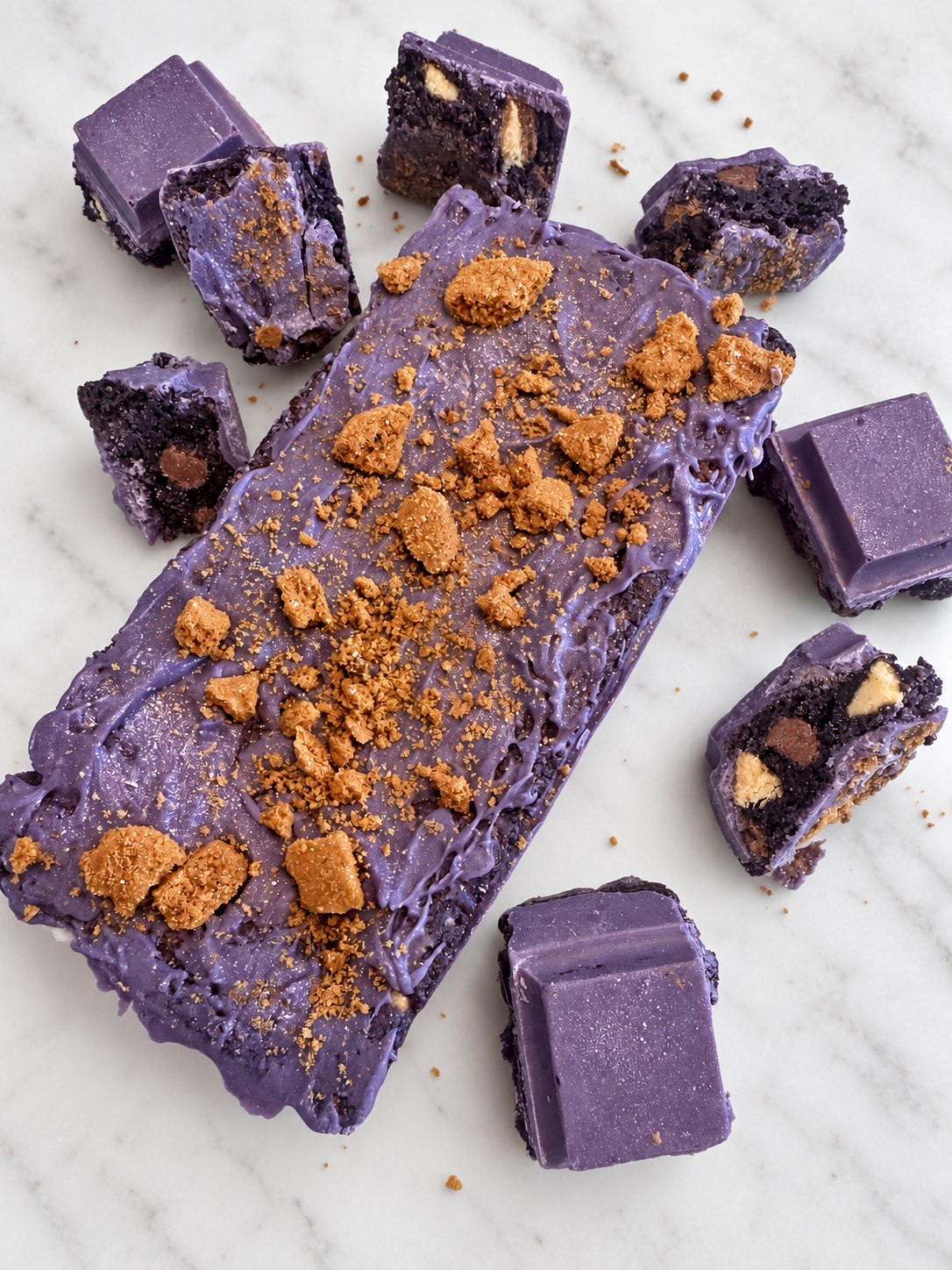 Ube Crushed It Cookie Brick