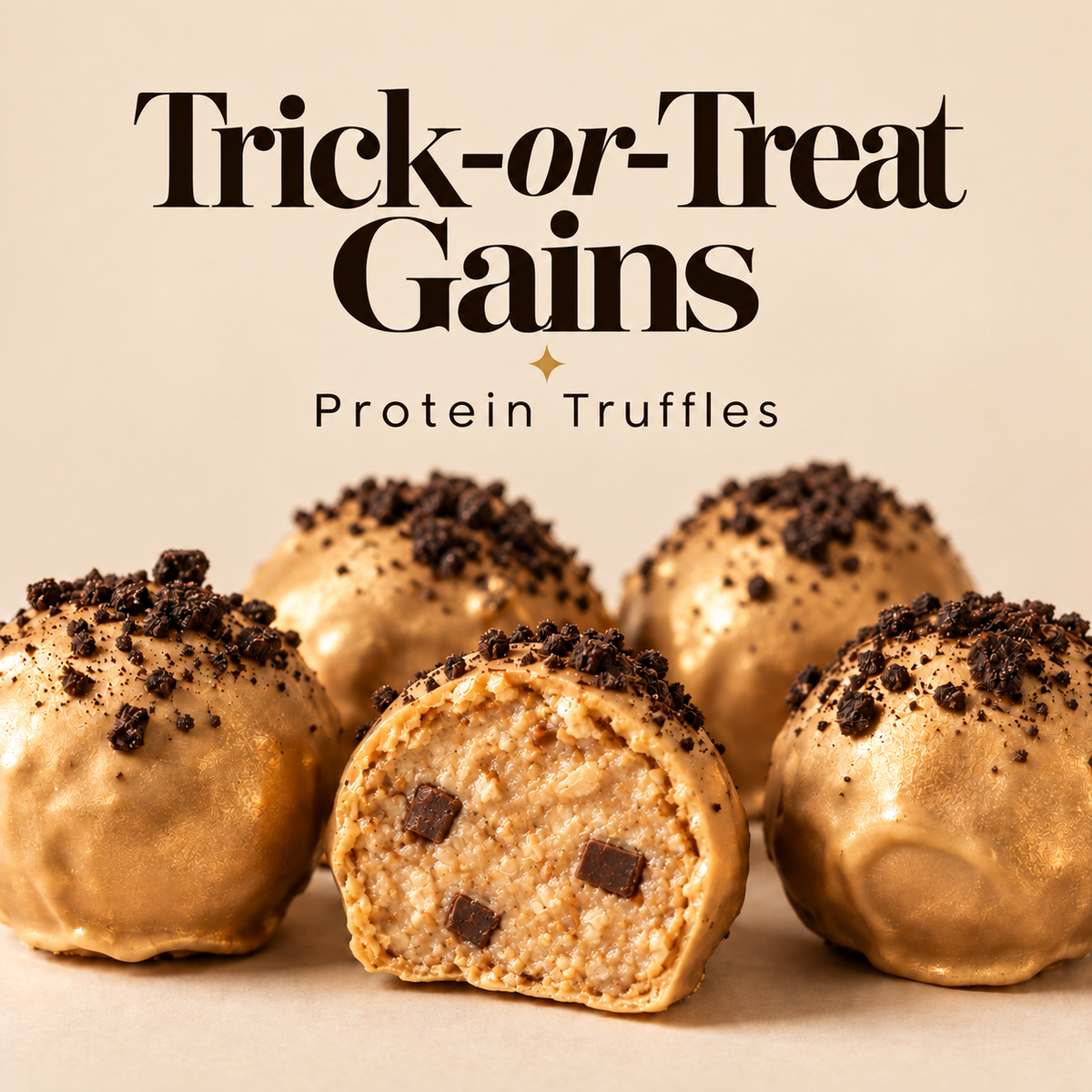 Trick-or-Treat Gains Protein Truffles 3 pack