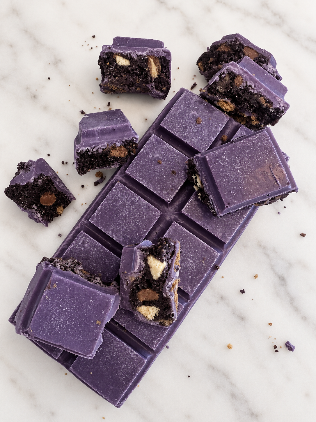 Ube Crushed It Cookie Brick