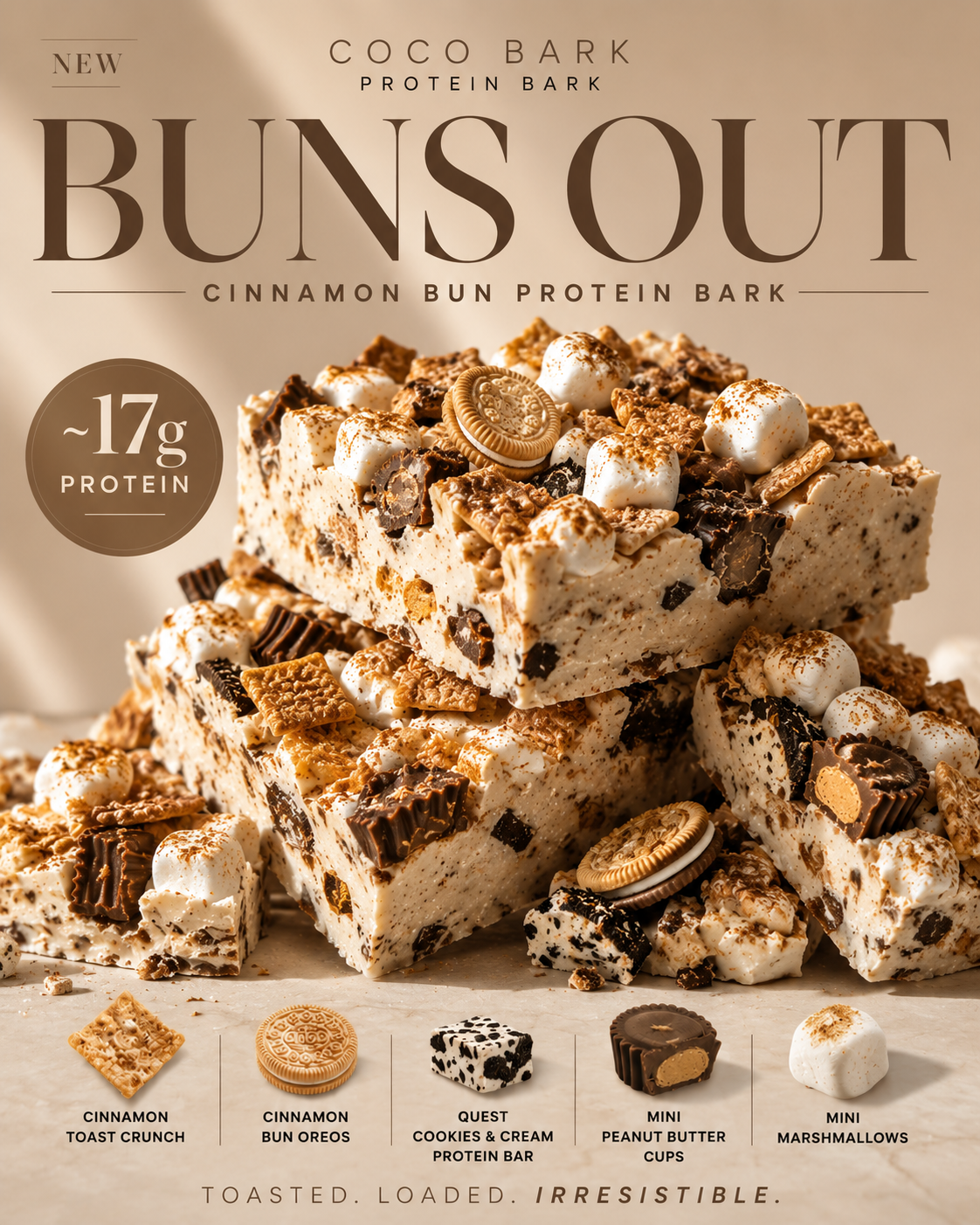 Made to Order: Buns Out Protein Bark
